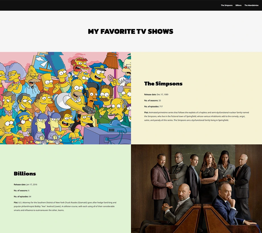 tv shows